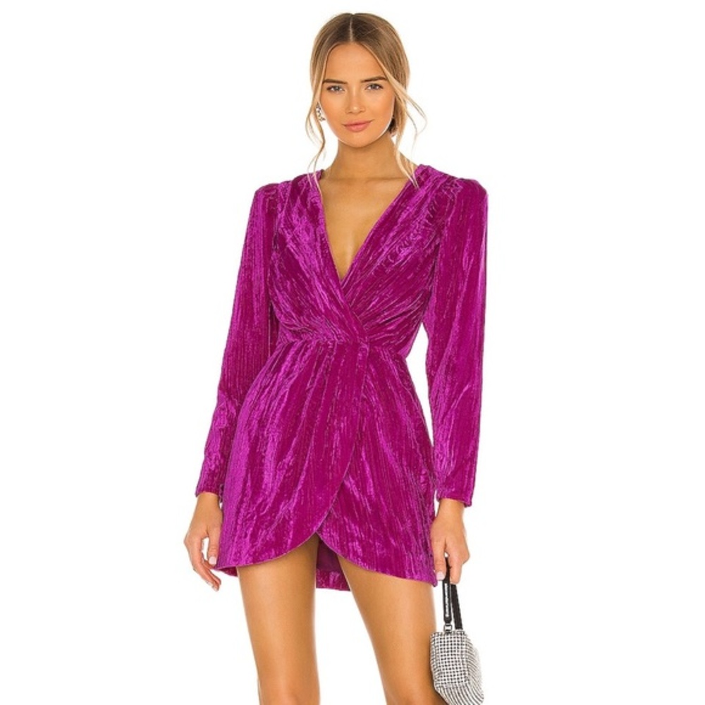 Lovers and Friends Cace‎ Mini Dress Magenta Pink XXS - Picture 3 of 7
